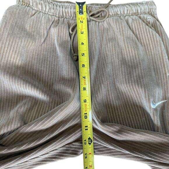 Nike Track Suit Women's Velour Beige Sz Small Athleisure Activewear Blokecore - Picture 14 of 16